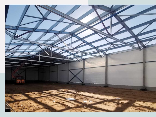 Строительство сенохранилищ в Салехарде