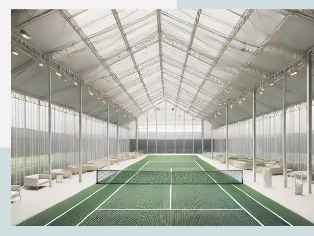 Строительство теннисных кортов в Салехарде