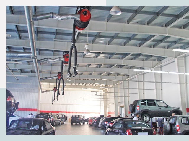 Строительство автосалонов из металлоконструкций от 642 руб.