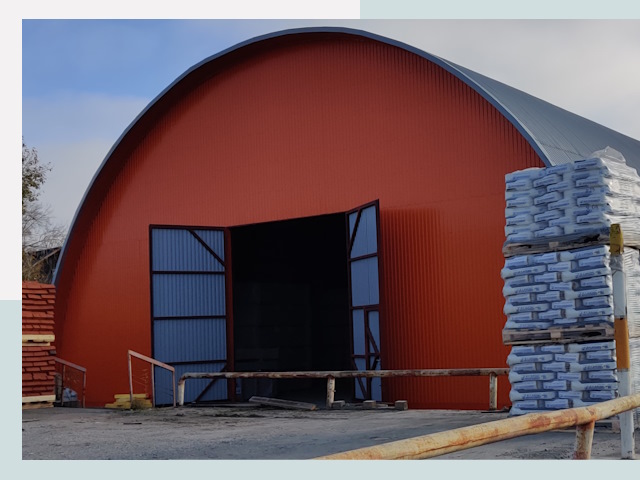 Полукруглые ангары по цене от 642 руб. в Салехард