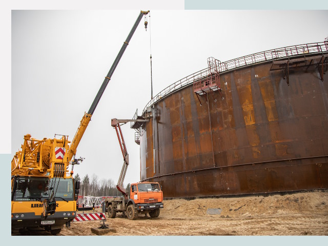 Монтаж резервуаров в Салехарде от 642 руб. за м³