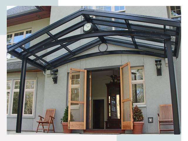 Козырьки металлические в Салехарде