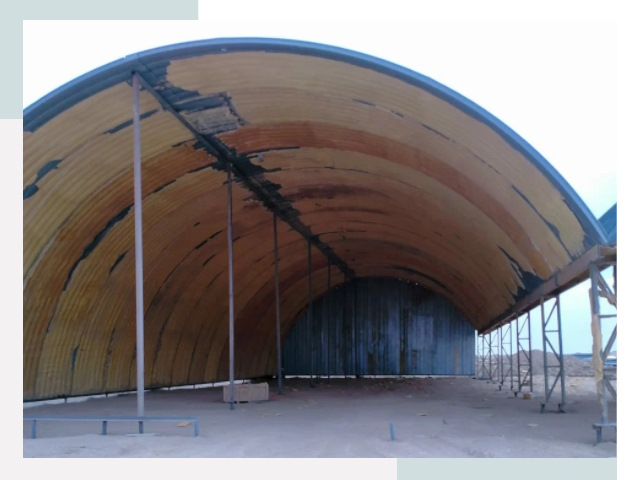 Реконструкция ангаров в Салехарде