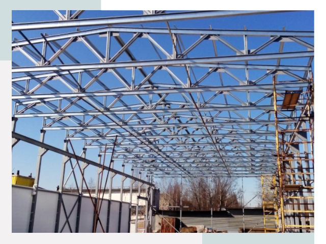 Металлокаркасы для складов в Салехарде