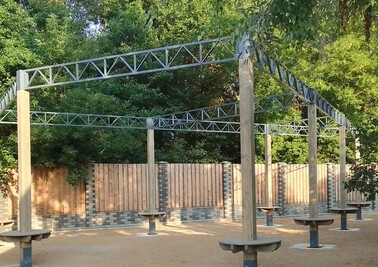 Терраса из металлоконструкций под ключ, проектирование, изготовление и монтаж от СтальСтрой-Слх